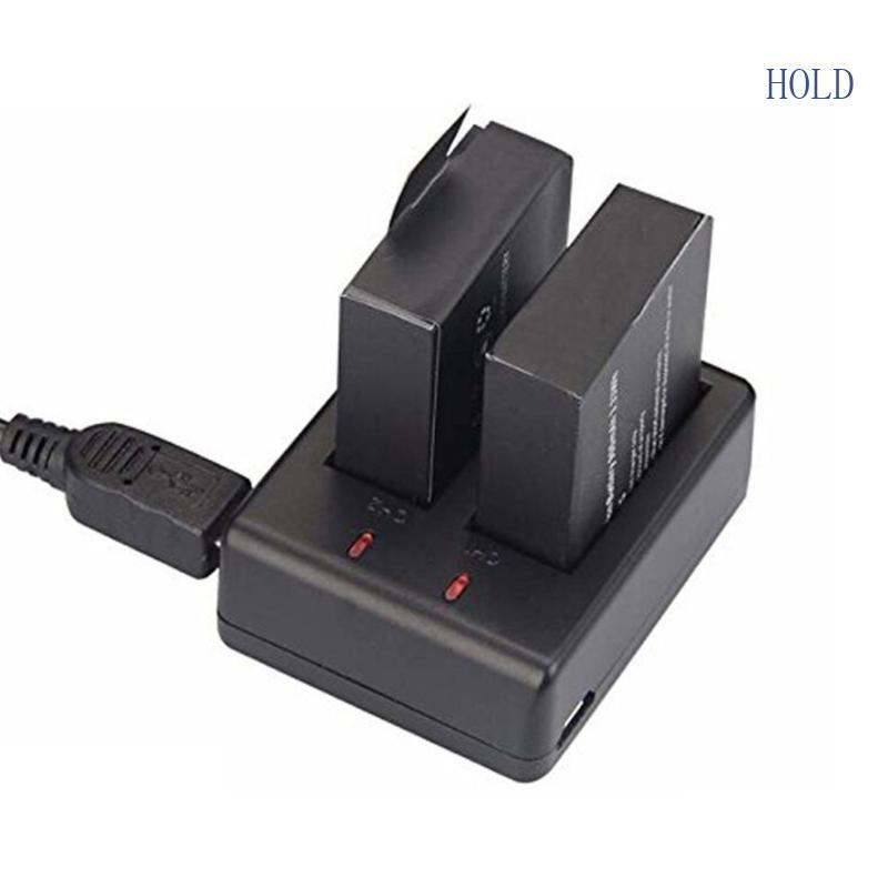 เครื่องชาร์จฤดูร้อนสําหรับ EKEN SJ4000 H9R ชาร์จแบตเตอรี่สองตัว เครื่องชาร์จ ABS คุณภาพพร้อมกันสําหร