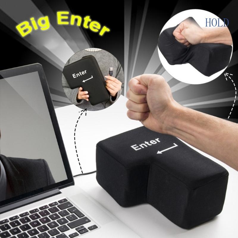 ฤดูร้อนความเครียด Reliever Cushion Big Enter Key สําหรับแป้นพิมพ์แล็ปท็อปคอมพิวเตอร์ 15x21x10 ซม.
