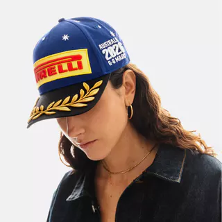 หมวกเบสบอล, Pirelli -F1 Melbourne Sun Protection, Unisex Outdoor Australia 2026 GP Special Podium Cap, ประณีตหลายสีปัก