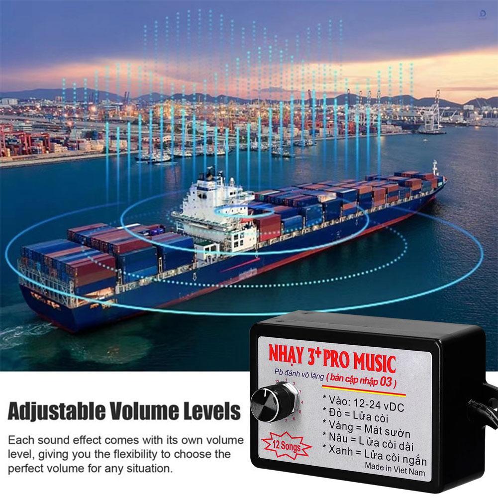 8/12 Tone Horn Controller Stylish Metal Knob Design Volume Adjustable Level Controller N3p4