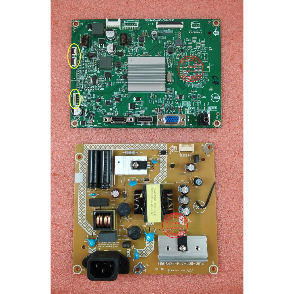 Philips 325E1C Power Board 715GA426 ไดรฟ์ 715G9463-M0C-002-004G เมนบอร์ด