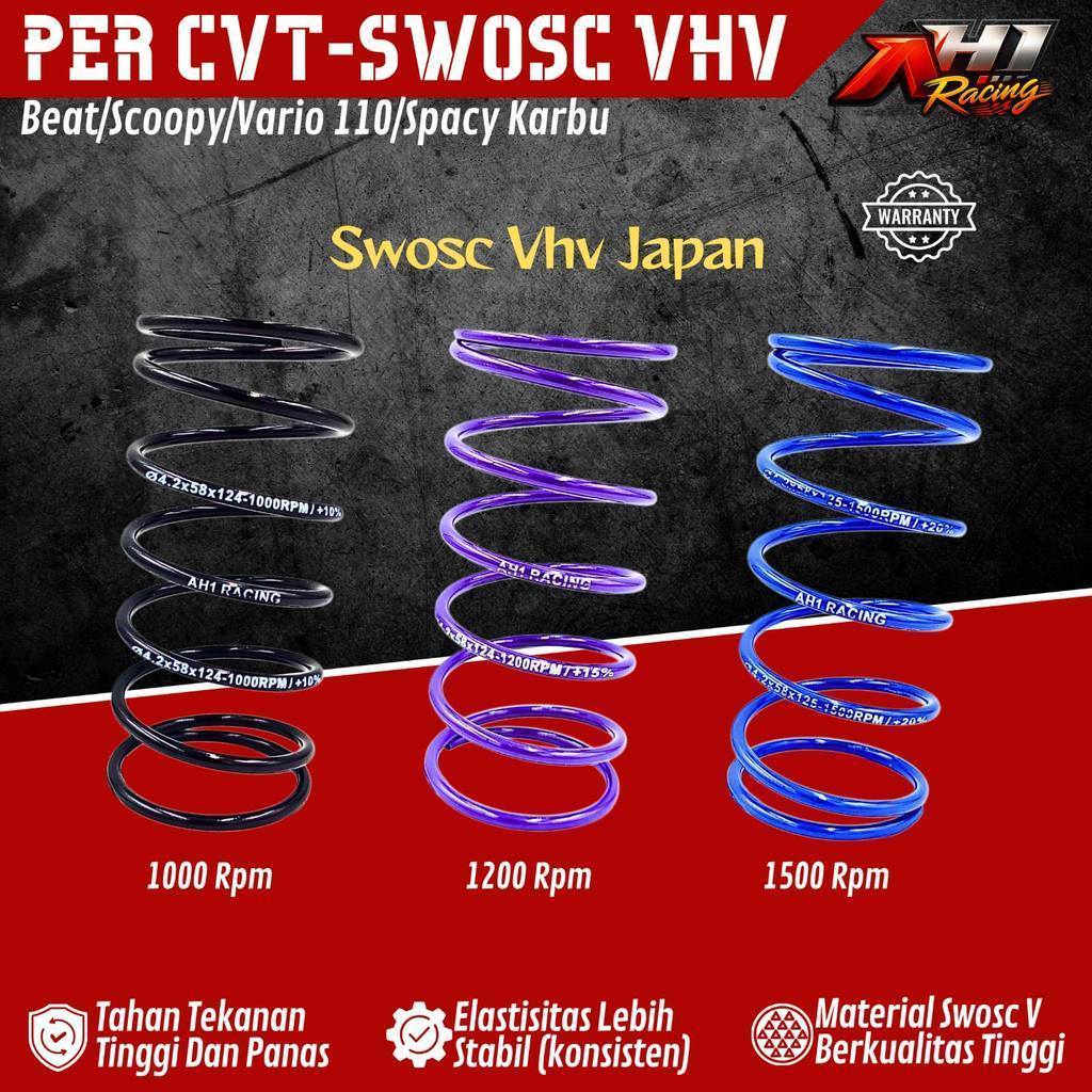 AH1 ต่อ Cvt AH1 Racing Beat Scoopy Vario 110 Spacy คาร์บูเรเตอร์ Swosc VHV ญี่ปุ่น Kirian Roller