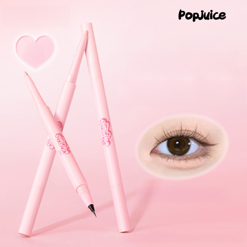 Popjuice Double Headed Silkworm Pen MomS Sensation Fine And Smooth Shadow Bead Matte Brightening Nat