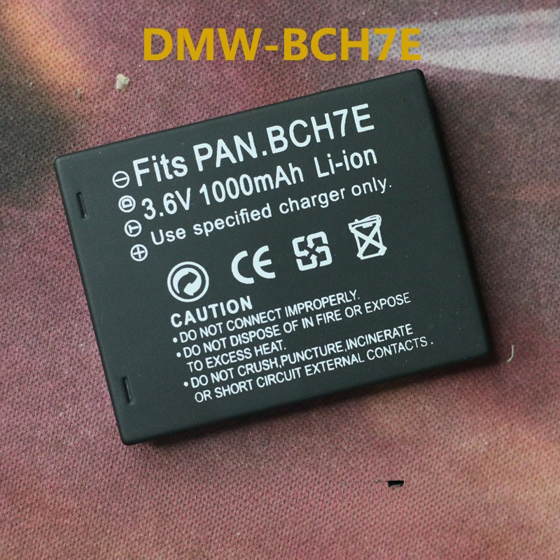 DMW-BCH7GK battery compatible with Panasonic DMC-FT10 FP1 FP2 FP3 TS10 GK charger