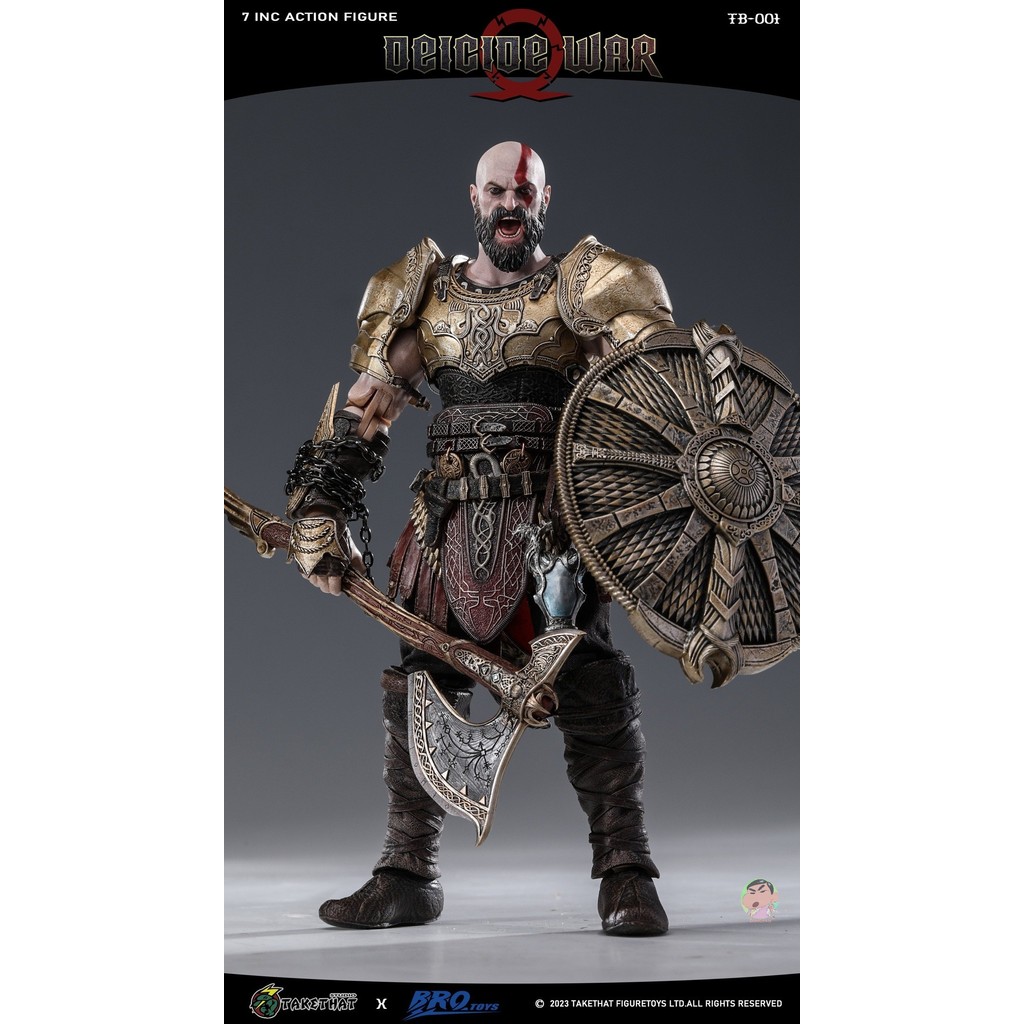 TAKETHAT & Brotoys TB-001 Deicide War Kratos Deluxe Version Action Figure