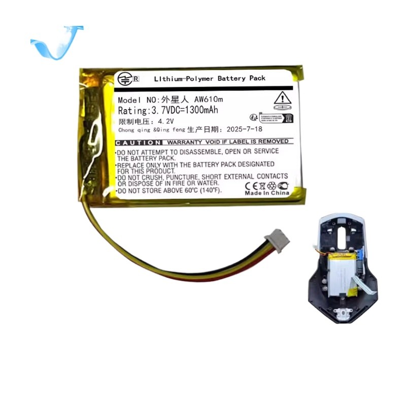 เหมาะสําหรับ ALIENWARE Alien AW610m AW620M AW720M แบตเตอรี่เมาส์บลูทูธ