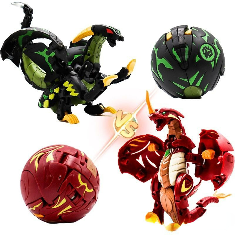 ของแท้ Bakugan Boy Battle Pegasus Fire Unicorn Spider Magnetic Deformation ของเล่นไข่ไดโนเสาร์