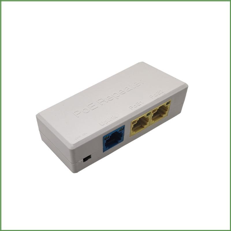 BON 100Mbps PoE Splitter สําหรับ 802 3af ที่มาตรฐานหนึ่งอินพุตสองเอาต์พุต 100Meter
