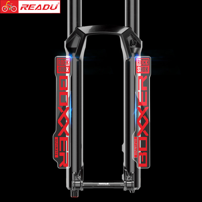 R READU Love องศาสติกเกอร์ 2024 rockshox BoXXer Ult ด้านหน้าส้อมสติกเกอร์จักรยานเสือภูเขาส้อมด้านหน้