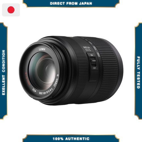 【Excellent】 เลนส์ซูมเทเลโฟโต้ Panasonic Lumix G Vario 45-200mm f/4.0-5.6 MEGA O.I.S. สำหรับระบบ Micr