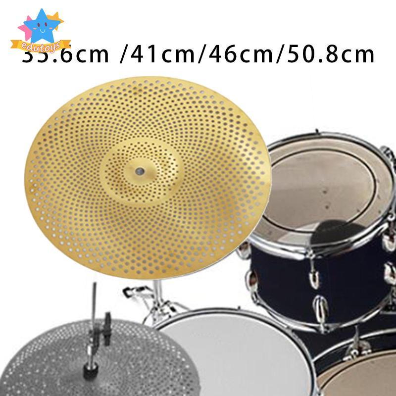 [Edstars] Drum Cymbal Percussion Accessory Mute Cymbal Practice Cymbal Alloy Cymbal for Music Room S