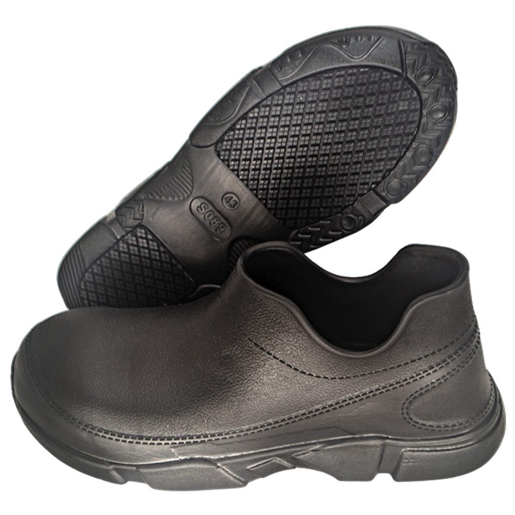 รองเท้าเชฟทนน้ํามัน Anti-Slip Anti-Acid-Alkali น้ําหนักเบารองเท้ากันฝนกันน้ําแฟชั่น Low-Top สั้น-