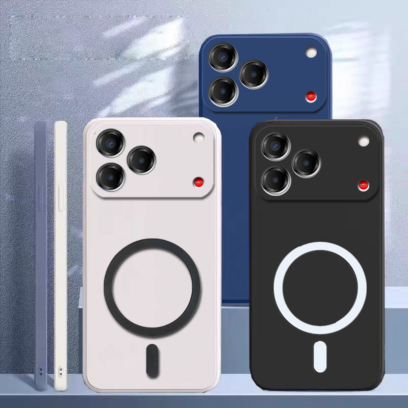 สําหรับ NUBIA V80 DESIGN / V80 Vita / V80 Pro ฝาครอบป้องกันแบบนุ่มพร้อมสติ๊กเกอร์ชาร์จไร้สาย