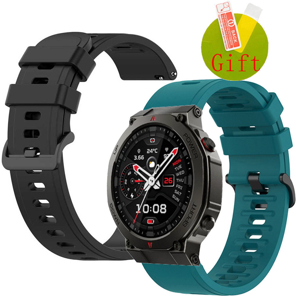 ฟิล์ม สาย Black Shark GS3 Ultra Smart Watch Strap สายนาฬิกาซิลิโคนสําหรับ Black Shark GS3 Ultra Scre