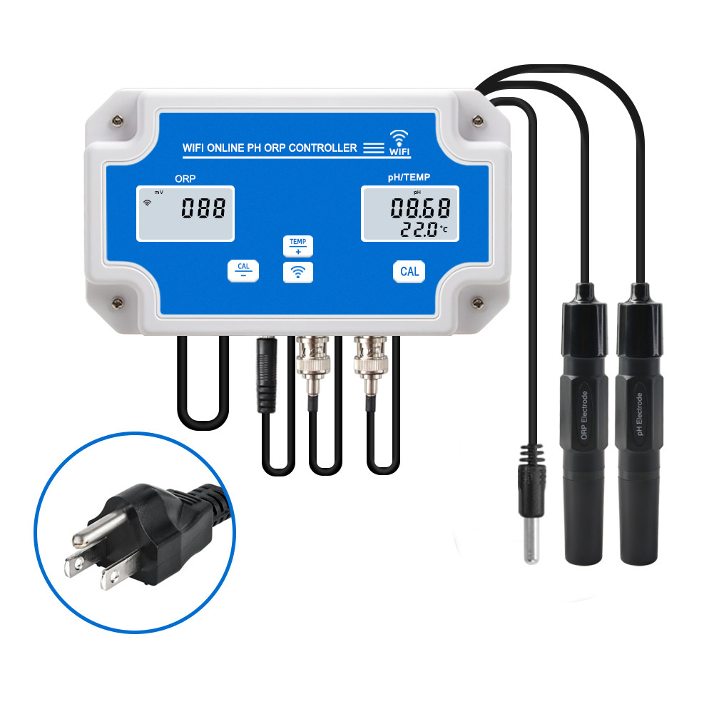 ขายร้อนสมาร์ท Tuya Wifi ORP Meter 2000 ~ + 2000mv Monitoring Controller ออนไลน์ PH Meter พร้อมฟังก์ช