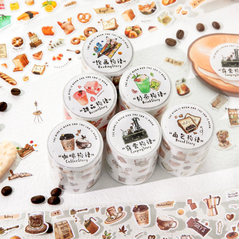 นาย กระดาษ 200 ซม./ ม้วน ตัวเอง-กาว แฟลชเทปทรายเกาหลี อิน สไตล์ขนมเค้กตั้งแคมป์ภาพวาดมินิรูปแบบมือหนังสือเทป ทําเอง การ์ดอวยพรถ้วย กาว การ์ดภาพของขวัญตกแต่ง ราคา ถูกที่สุด ดีลบีเคเค แกลเลอรีภาพที่ 2