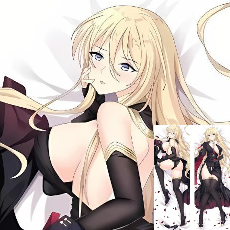 อะนิเมะ Azur Lane KMS Bismarck Dakimakura หมอนปลอกหมอนผ้าปูที่นอนตกแต่ง