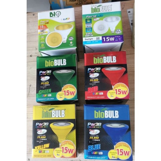 หลอดไฟ หลอดสปอร์ตไลท์ PAR38 SPOT LED BIO BULB​ ขนาด 8W , 15W  และ 18W
