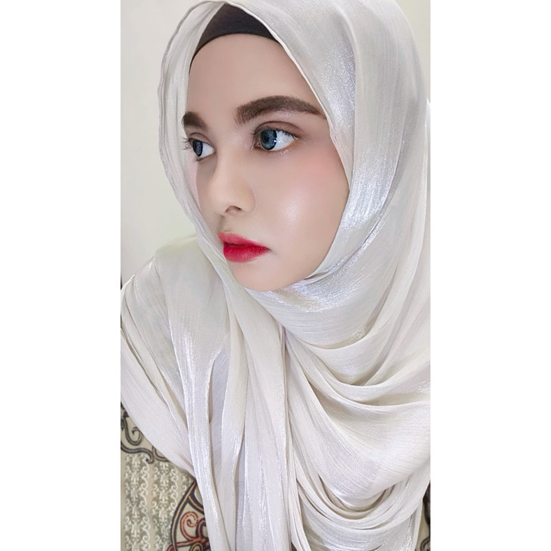 SHAWL SHIMMER SILK VIRAL คุณภาพสูง