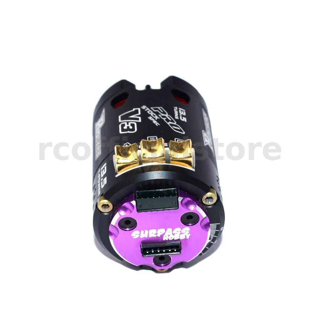 Surpass Hobby Rocket 540 Sensored มอเตอร์ไร้แปรง V3 Shaft 3.175mm RC Car Part