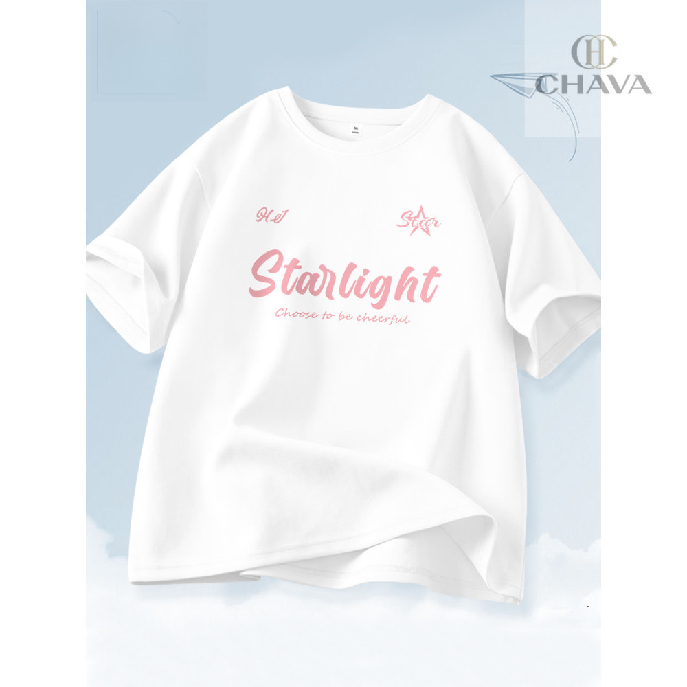 เสื้อยืดแขนสั้นผ้าฝ้ายแท้สีชมพูสวยหวาน ใส่สบาย เหมาะสำหรับผู้หญิง สินค้าขายดีประจำฤดูร้อนปี 2025 เสื้อลำลองน่ารักๆ ราคา ถูกที่สุด ดีลบีเคเค แกลเลอรีภาพที่ 4
