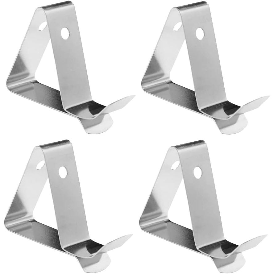 4 ชิ้นสแตนเลสเครื่องวัดอุณหภูมิ Probe คลิปหม้ออุณหภูมิ Probe คลิป Ambient เครื่องวัดอุณหภูมิ Probe ผ