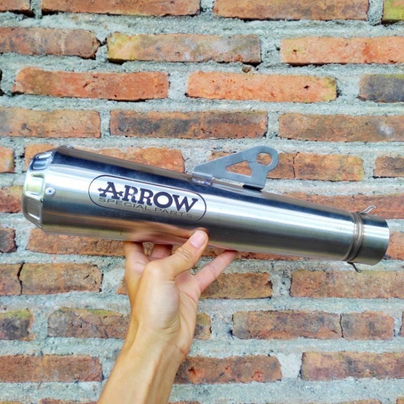 Arrow Exhaust Racing - Muffler Arrow Stainless - Canister Arrow เปิดท่อ 50mm เท่านั้น