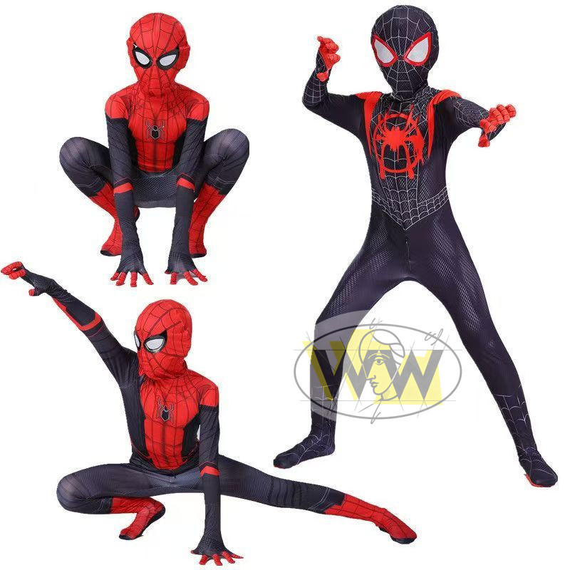 🔱🔱🔱ชุดบอดี้สูทสไปเดอร์แมน ชุดฮาโลวีน ชุดจับคู่เด็กและผู้ใหญ่ - รูปที่ 2