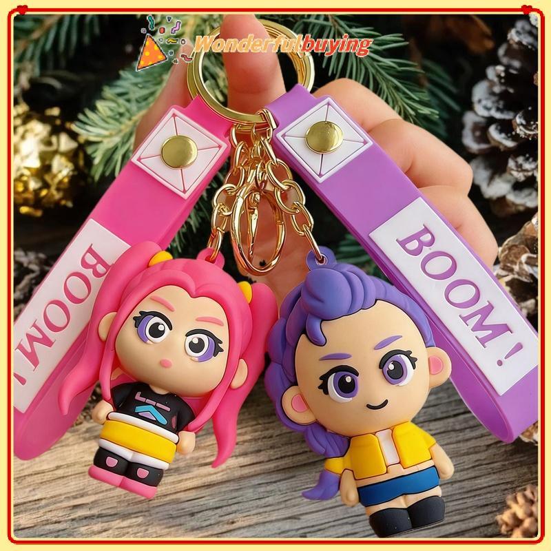 WBTH KPop Devil Hunter อุปกรณ์ต่อพ่วง Widget Rumi Mira Zoe PVC พวงกุญแจกระเป๋าเป้สะพายหลังตกแต่ง Wid