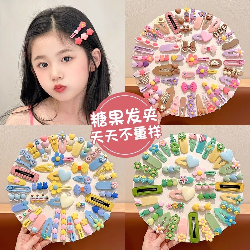เด็กสาวสุดน่ารักด้านข้างกิ๊บ14ชิ้นสบายๆแฟชั่นอุปกรณ์ผม