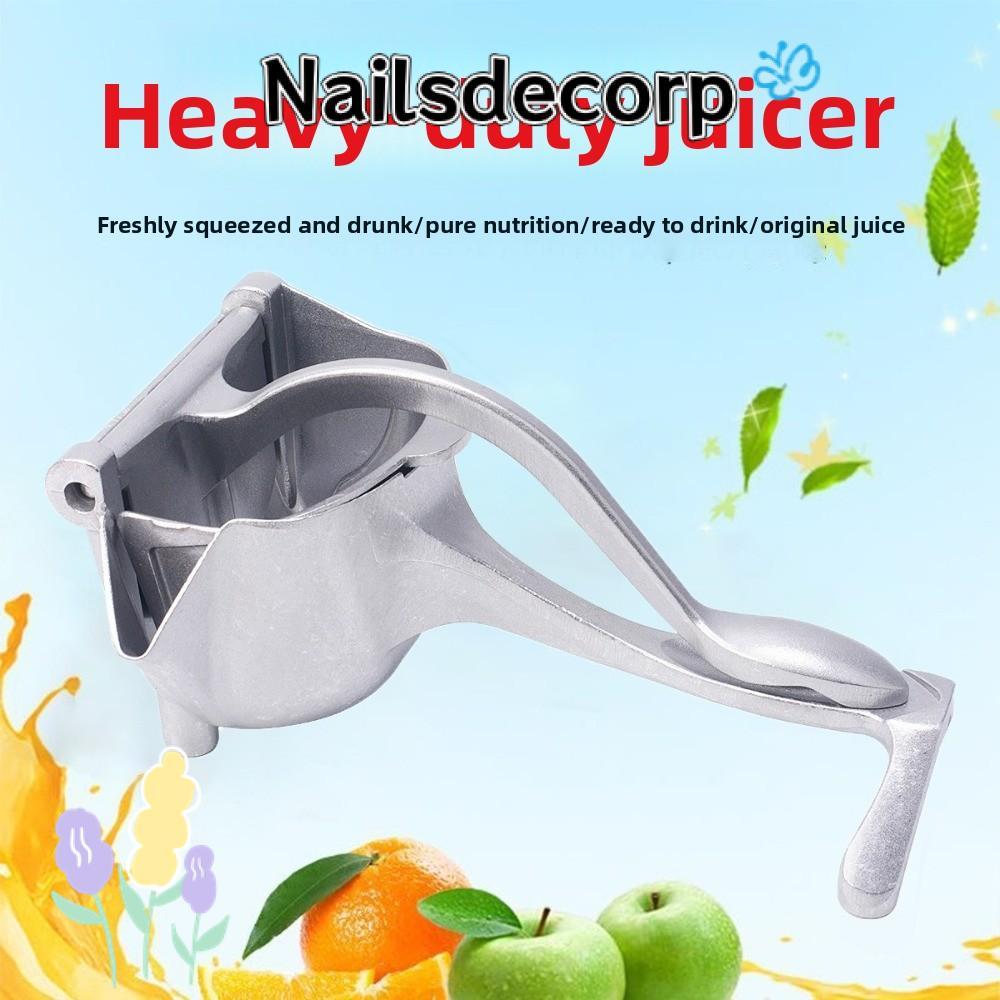 NAILSDECOR เครื่องคั้นน้ําผลไม้ด้วยตนเอง, Heavy Duty Hand Pressure Cast Iron Juicer, อลูมิเนียมแบบพก