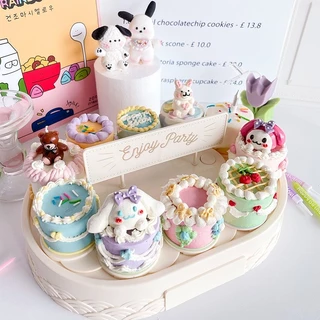 ถาดหมุนเค้ก แท่นหมุนเค้ก มีเสียงดนตรี มีไฟ ของขวัญวันเกิด พร้อมส่ง🇹🇭