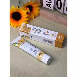【ซื้อ 4 ฟรี 4 ยาสีฟันขิงขิง】Moobibi ยาสีฟันสมุนไพร ลดกลิ่นปาก ฟันขาว ฟันแข็งแรง toothpaste