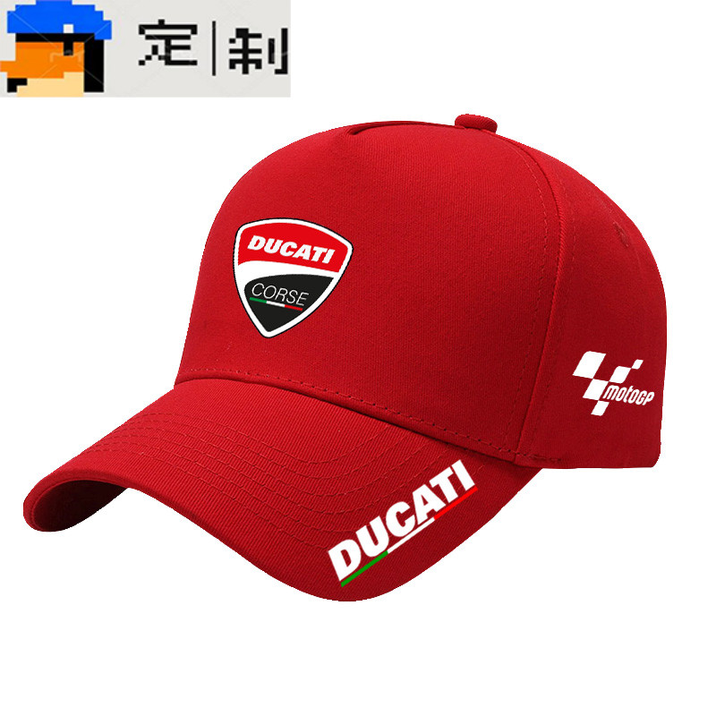 [มีสินค้าในสต็อก] หมวกแก๊ปเบสบอลดัดแปลงจากมอเตอร์ไซค์ Ducati MotoGP, ป้องกันแสงแดดสำหรับกิจกรรมกลางแจ้ง, ใช้ได้ทั้งชายแล