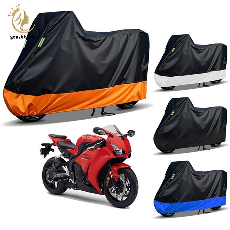 [GOY] Universal COD ผ้าคลุมรถจักรยานยนต์กันน้ํา 4 ชั้น Thiened กันฝน Sunproof พร้อม Lo Holes Outdoor Protection Motor Cover เสื้อกันฝน TH