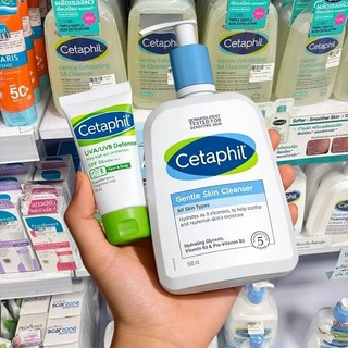 Cetaphil Gentle Skin Cleanser 500ml/1000ML - untuk All Skin dengan Niacinamide,Glycerin Jerawat, kulit kemerahan, kulitberminyak
