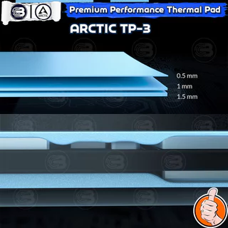 [CoolBlasterThai] ARCTIC TP-3 Premium Performance Thermal Pad 120x20x0.5 mm.(4 PCS) (ซิลิโคนนำความร้อน)