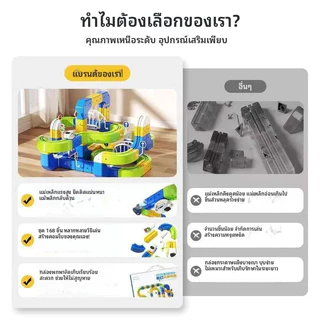 【🇹🇭พร้อมส่ง】DIY ลอยแม่เหล็ก Track Building Blocks ชุด Anti-Gravity ไฟฟ้า Suspension รถไฟ STEM ของเล่น | รางรถไฟประกอบมหัศจรรย์ 3 มิติ
