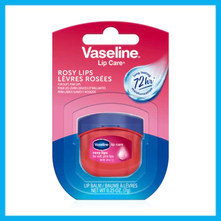 Vaseline Lip Care Rosy Lips For Soft, Pink Lips 7g วาสลีน ลิปบาล์มสีชมพูระเรื่อ.