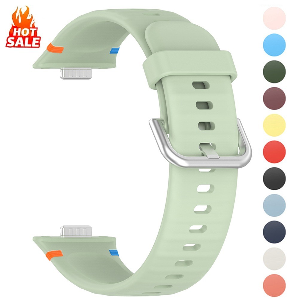 สายซิลิโคนสําหรับ Huawei Watch Fit 5 5Pro Multi Color Sports Strap สําหรับ Huawei Fit 3 4Pro