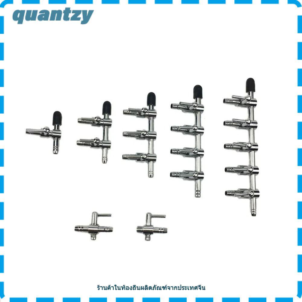 QUANTZY วาล์วลม, สแตนเลส 1 2 3 4 5 Way Aquarium Air Splitter, สวิตช์ควบคุมวาล์ว
