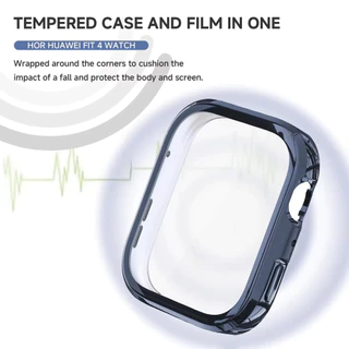 กรณีป้องกัน TPU Huawei Watch Fit 5/5 Pro/4/4 Pro/3 Caseครอบคลุมเต็มรูปแบบกันชนหน้าจออุปกรณ์ป้องกันสมาร์ทนาฬิกากันชน