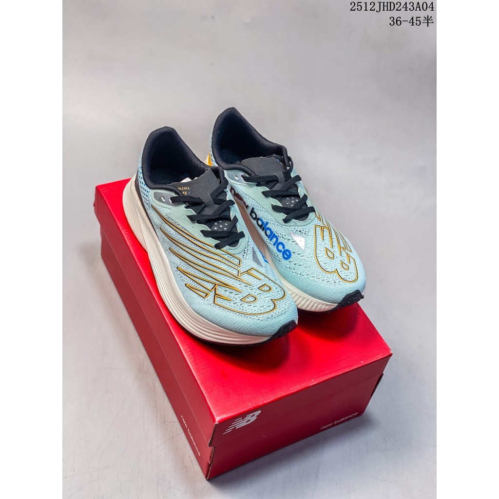 Stone Island x NBFeelCell RC Elite V2 รองเท้าวิ่งคุณภาพสูง ออกแบบมาเพื่อลื่นไหลและทนทานต่อการสึกหรอ 