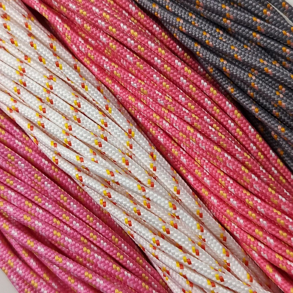 GANTUNGAN TENDA HP [3 mm] 1 mtr Paracord Prusik Rope 3mm Motif เต็นท์เชือกโทรศัพท์มือถือพวงกุญแจกระเ