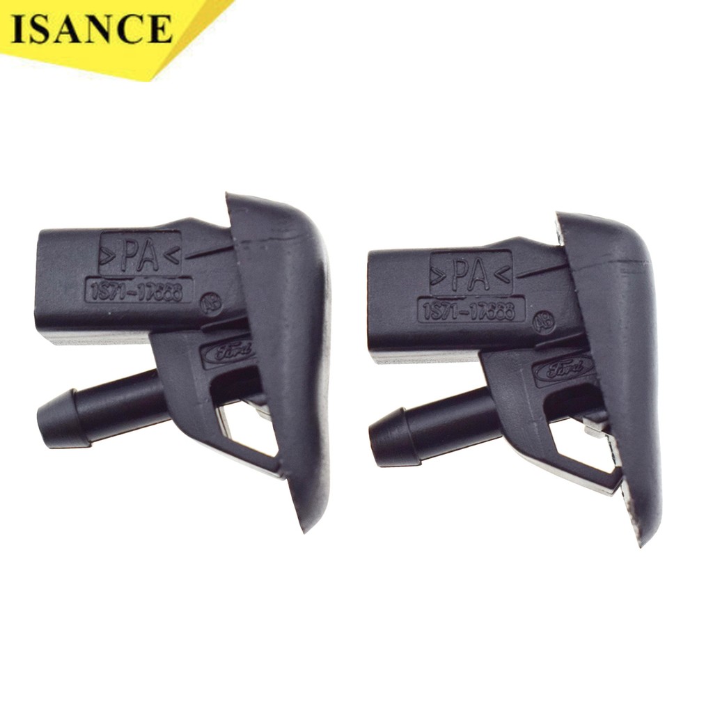 2 PCS เครื่องซักผ้ากระจกหน้า Jets หัวฉีด Fit สําหรับ 2007-2013 S60 S80 V70 XC60 XC70 31301826 313018