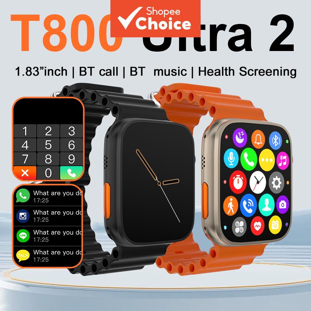 LAXASFIT T800 Ultra 2 สมาร์ทวอทช์ 1.81" การโทรแบบไร้สาย HD