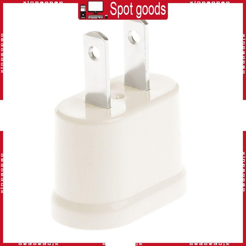 XI EU Euro Plug Adapter US to EU European Travel Adapter อะแดปเตอร์ปลั๊ก EU ไฟฟ้า