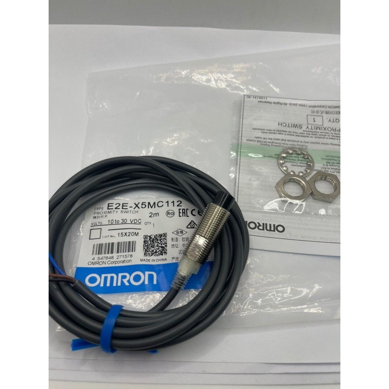 E2E-X5MC112 2M  Automation and Safety Proximity Sensors M12 UnSHIELD Output NPN ออกบิลได้