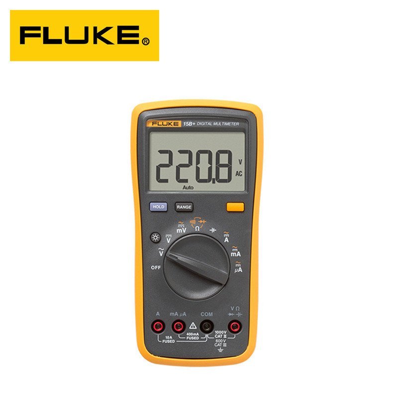 FLUKE มัลติมิเตอร์ FLUKE 15B+/ 17B+/ 18B+/ 12E+มัลติมิเตอร์แบบดิจิตอล คลังสินค้าพร้อมแบบพกพา