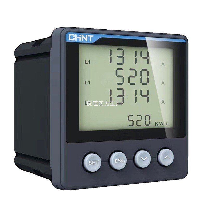 Zhengtai Multi-Function Power Meter PD666 Three-Phase Digital Display Current Voltmeter RS485 Smart 